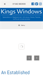 Mobile Screenshot of kingswindows.co.uk